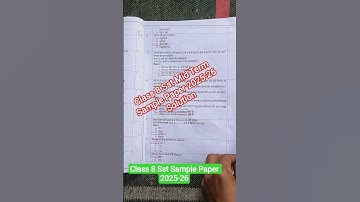class 8 sst mid term sample paper 2025-26 solution /doe Social science midterm paper solution 2025