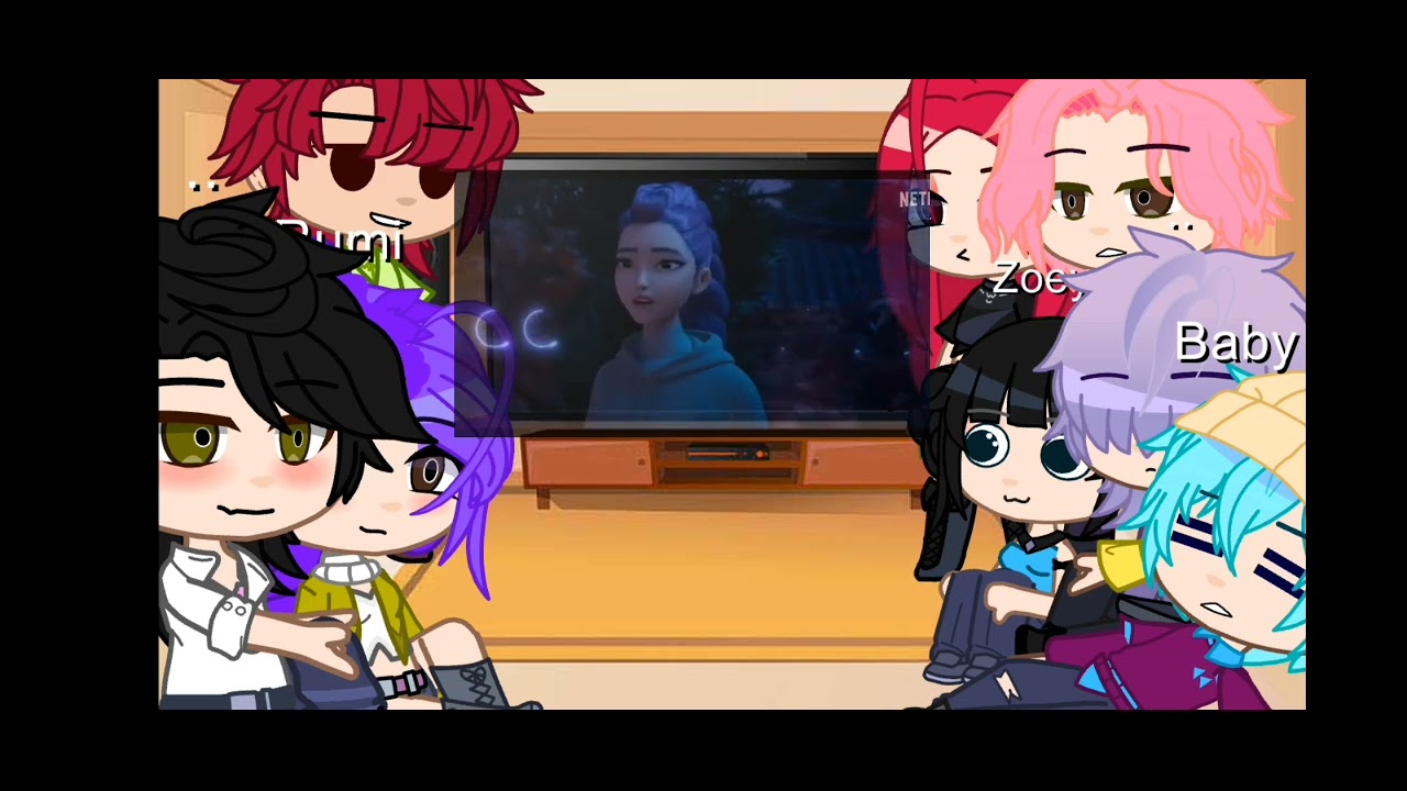HUNTR/X & SAJA BOYS React to each Other's Songs\/(part 5)\/({Free})\/(Gacha club)