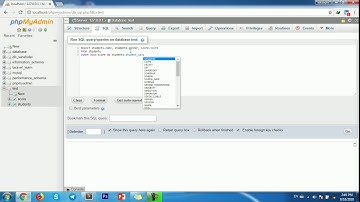 PHPMYADMIN | How to make inner join with PHP my admin?