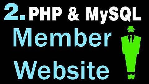 2. How to Create A Basic Membership Website System Using PHP and MySQL Tutorial