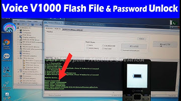 Voice V1000 RDA/Coolsand CPU Flash File and Password Unlock CM2