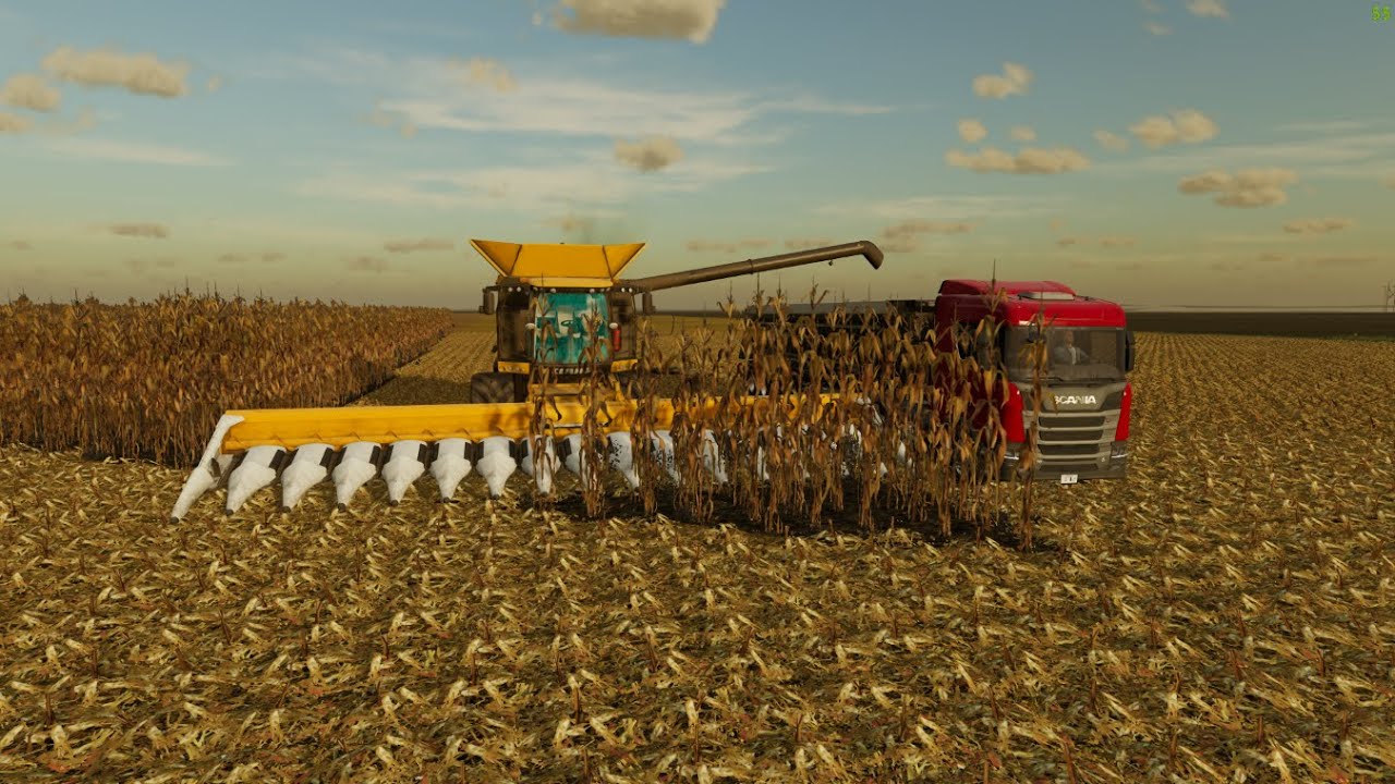 2 HARVESTER BIG 213 ACER FILED CORTN HARVEST NEW FARM HUBBARD FS22 ...
