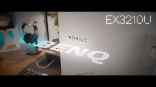 BenQ 32" 4K MOBIUZ EX3210U Gaming Monitor | Unboxing & Review screenshot 5