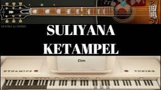 KETAMPEL AKUSTIK   SULIYANA   KARAOKE TANPA VOCAL   NADA COWOK PLUS CHORD