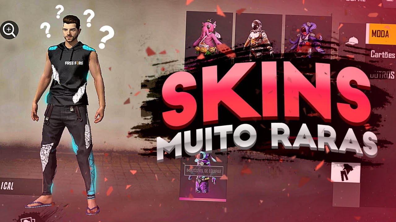 Quais as skins mais raras do Free Fire?