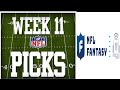 NFL Week 11 Picks 2019 - YouTube