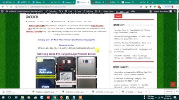Samsung Clone S9+ Flash File Mt6580 7.0 Hang Logo Fix Firmware Stock Rom