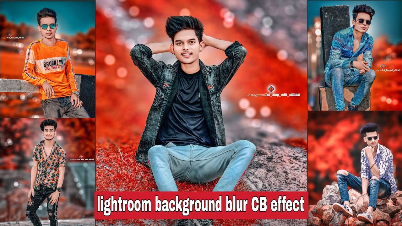 lightroom background blur CB effect editing trick?||lightroom photo  editing background blur - YouTube