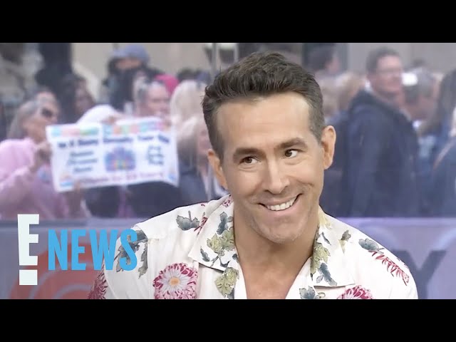 Ryan Reynolds REACTS to Rumor Taylor Swift Revealed Name of Baby No. 4 | E! News class=