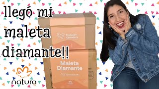 Llegó mi maleta diamante!!!  unboxing de todo!!  consultora Natura Perú