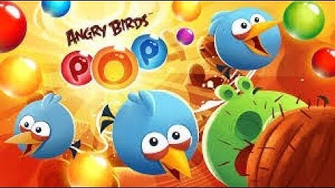 Angry Birds Pop Bubble Shooter - 3 Stars Walkthrough Level 34 [4K 60FPS]