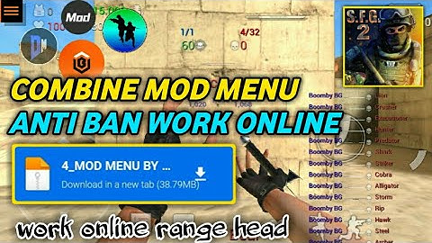 SFG 2 COMBINE MOD MENU ANTI BAN WORK ONLINE RANGE HEAD