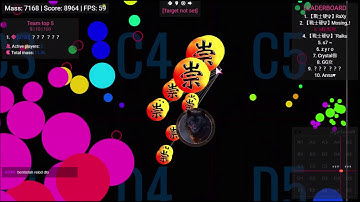 Agar.io || Teamplay Random Server Takeover  #3