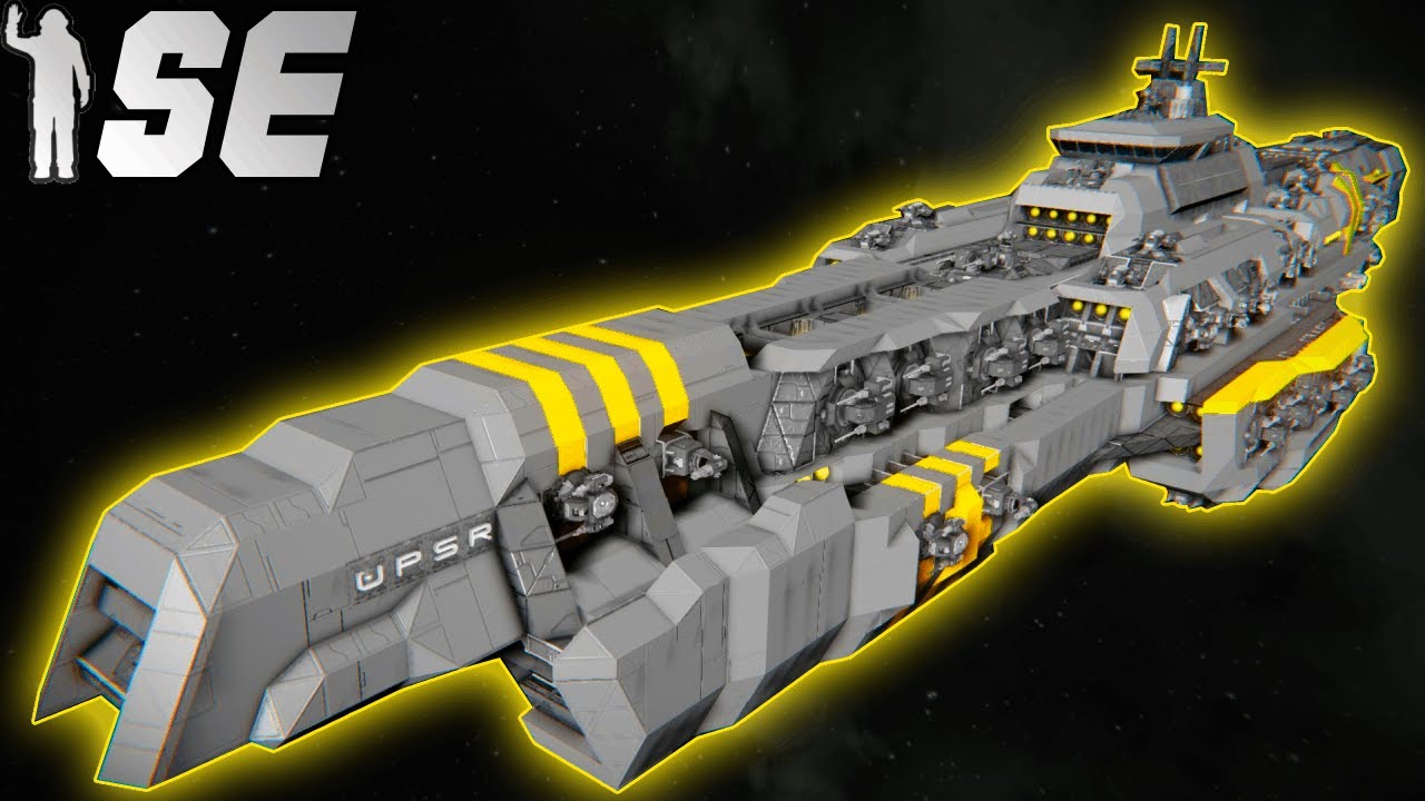 Short ship showcase - Space Engineers. UPSR Shulammite cruise - YouTube