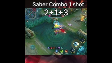 ✅Saber = DELETE Button 😈 One Shot Build Guide | MLBB Short  #mlbbgameplay2025