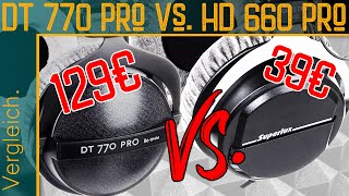 Superlux HD660 Pro vs  Beyerdynamic DT770 Pro