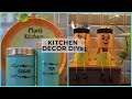 DIY kitchen decoration ideas || zero budget kitchen decors and organizers