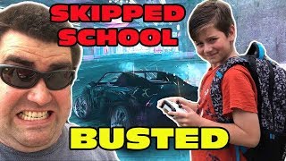 Kid Temper Tantrum SKIPPING SCHOOL to Play GTA 5- BUSTED!!