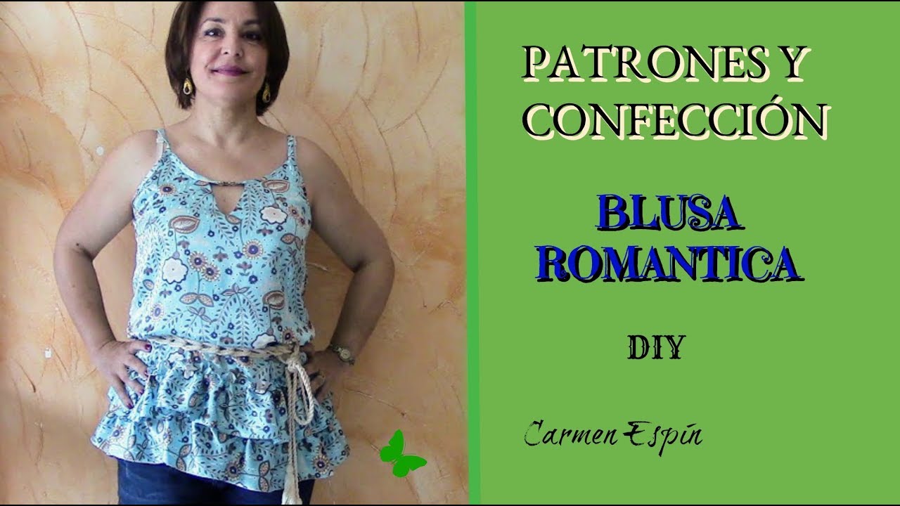 BLUSA ROMÁNTICA DE VERANO: DIY - YouTube