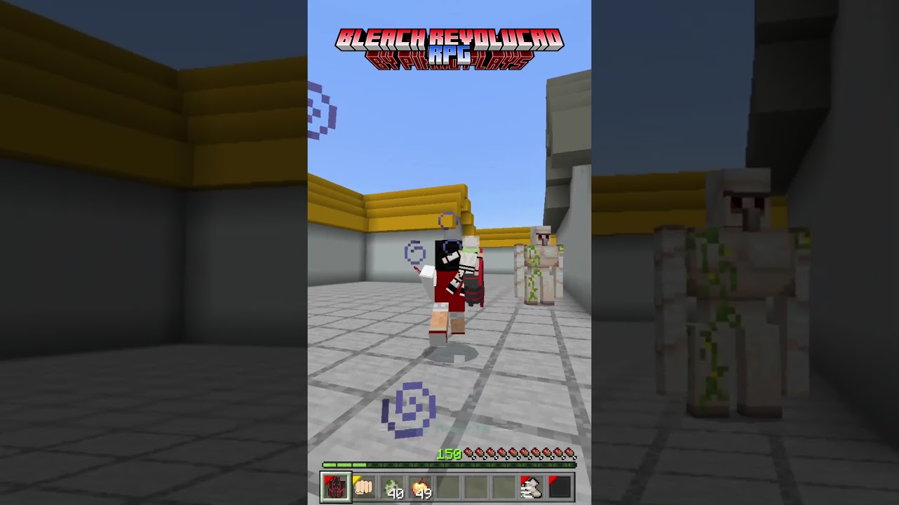 Bankai Fullbringer no melhor servidor de Bleach para Minecraft PE 1.20.15  [Bleach RV RPG] #bleach 