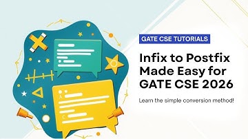 Convert Infix Expression to Postfix | Step-by-Step Explanation | GATE, DSA, Stack Concept