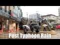 Japan post typhoon 13 rain walk 20230908 asmr ambience sound sleep meditate relax tokyo suburb