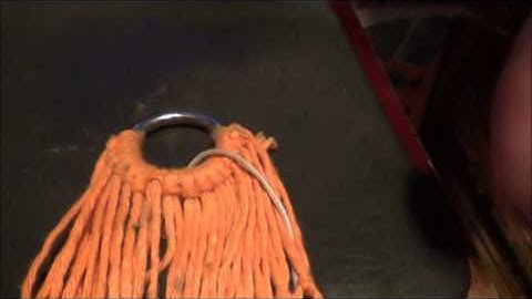 Net making ... Rabbit purse net