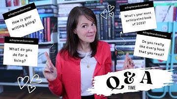 Q&A - PART ONE 🙋🏻‍♀️ | Answering Your Questions About Writing, Reading, Fave Authors & More!
