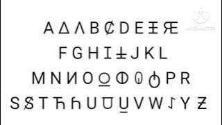 A Δ Ʌ B Ȼ D E 𐊑 Ԙ F G H ⵊ Ʇ̶ J K L M N И O ⍜ ⵀ ꐎ ტ P R S S̸ T Ћ Ꚕ U ⩌ U̲ V W ꋍ Y Ƶ Unifon Sound