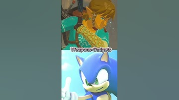 Link vs Sonic #debate #1v1 #trending #capcut