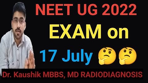 NEET UG 2022 EXAM DATE !! 17 JULY 🤔🤔 #neet2022 #neet2022date #neet2022expecteddate #neetmotivation