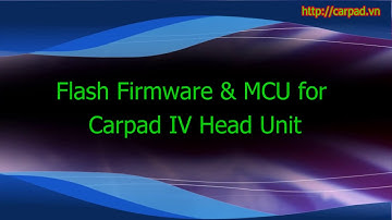 Update Firmware and MCU Newsmy Carpad IV NM3001 H H0