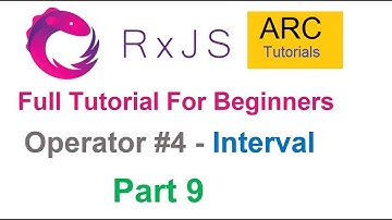 RxJS Tutorial For Beginners #9 - Interval Operator Tutorial | Angular RxJS Tutorials