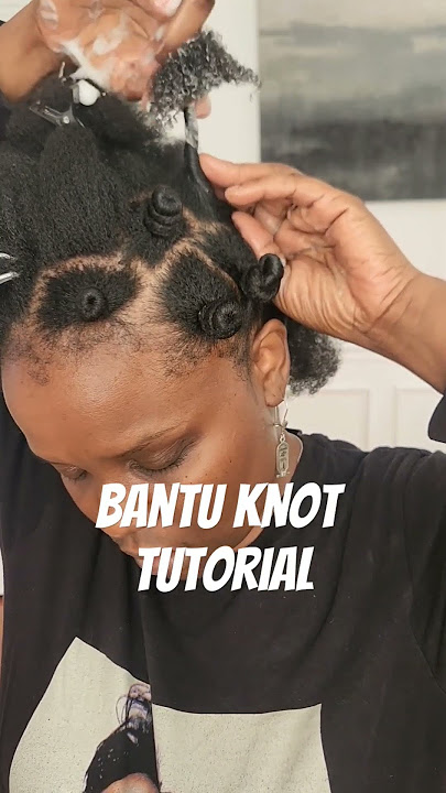 How to Do Bantu Knots | Blow Dried 4C Hair | African Hairstyle | 2024 Sisi Nike