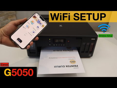 Canon Pixma G5050 WiFi Setup