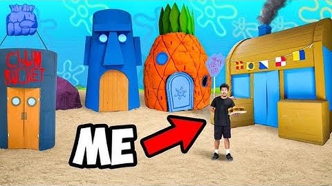I Built The Entire Bikini Bottom In Real Life!