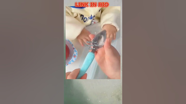 Baby Fruit Scraping Mud Spoon | amazon gadgets baby #amazonfinds #babyaccessories