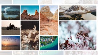 Responsive Image Gallery Using Only CSS Grid screenshot 2