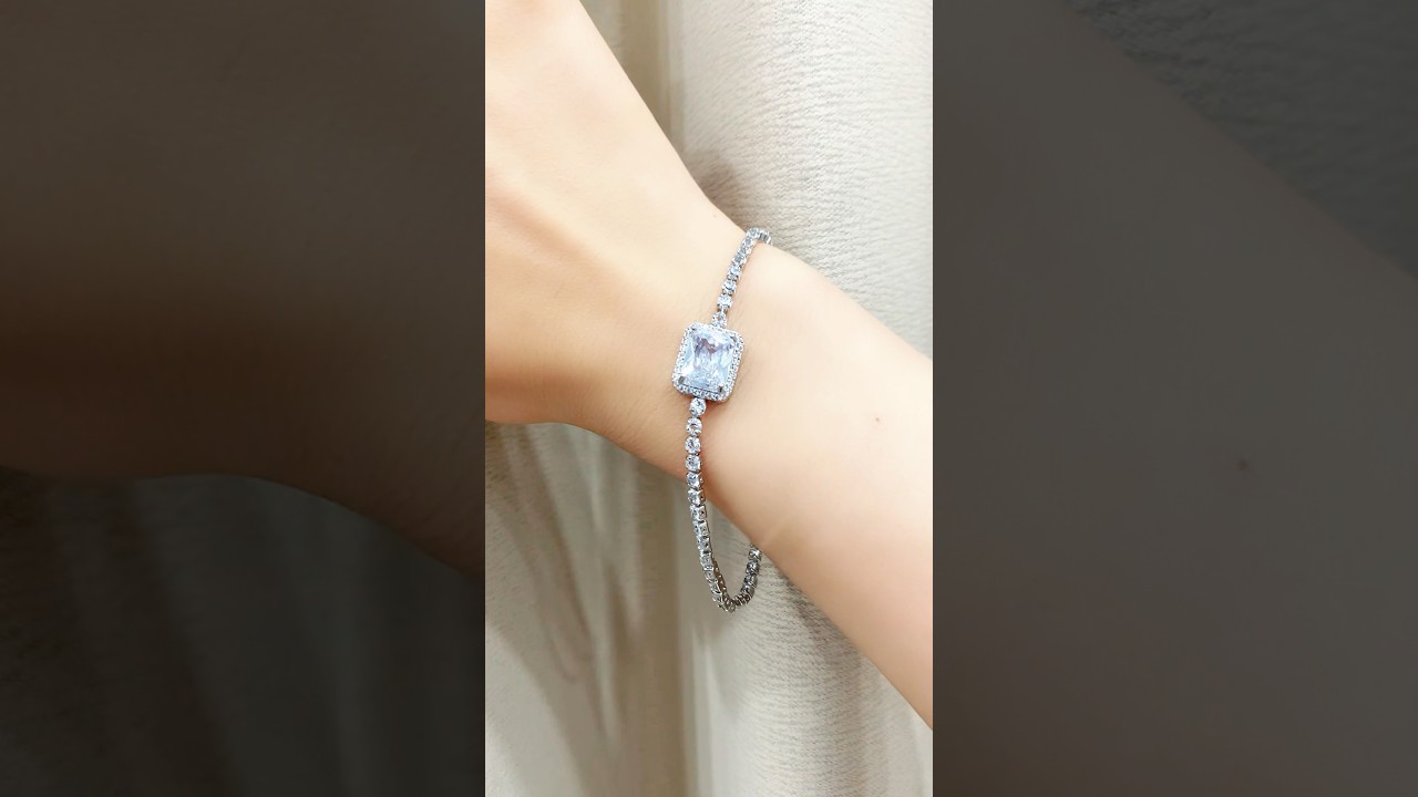 Heart of Light Square Diamond Bracelet✨