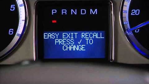 Escalade - Vehicle Personalization Features