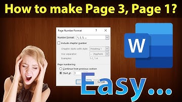 Struggling to start page numbering at a specific page in Word 365? This is what you need!