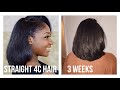 How I Keep my Silk Press 4C/4B Natural Hair Straight for 3 Weeks