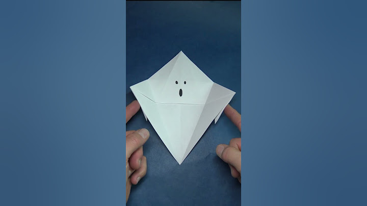 Surprise Origami Ghost #shorts