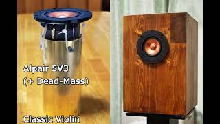 Mark Audio OM-MF519/Alpair 5V3 +Dead-Mass Speaker Comparison