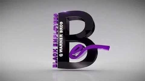 Black Employees of Warner Bros Studios LOGO 3D Animated Brand Identity Portfolio