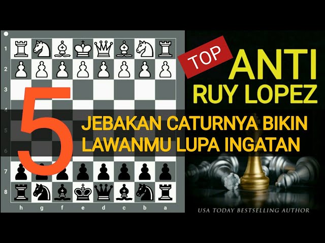 Pecatur Gila wajib bisa ! 5 JEBAKAN CATUR MEMATIKAN - ANTI RUY LOPEZ class=