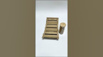 One-piece creative hexagonal star packaging box shape #sustainableproducts #packagedesign