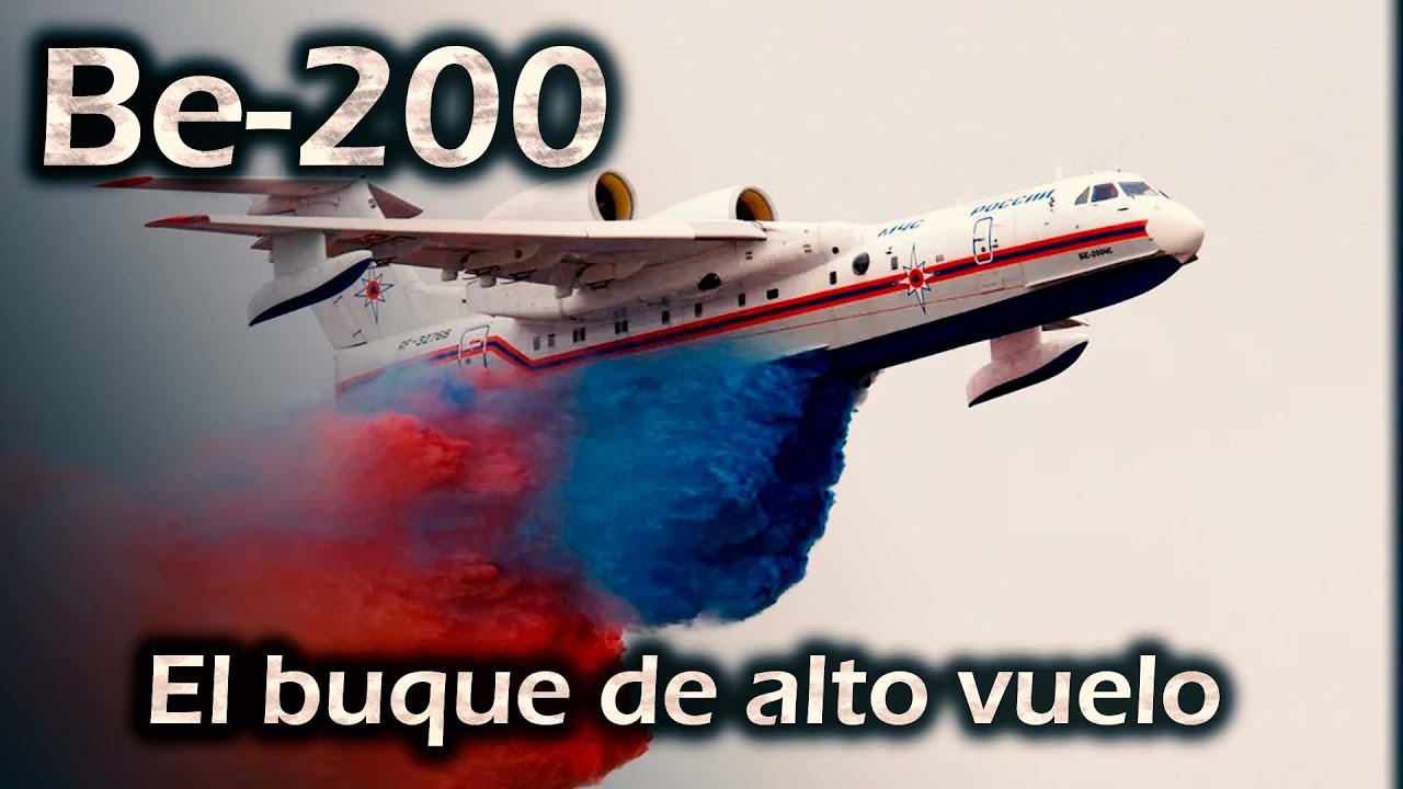 Be-200: avión / barco / bombero / rescatador