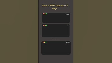Send a POST request in Python, JS, and Node.js. 📤
