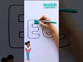 Learning to draw the letter E with Gracie&#39;s Corner #graciescorner